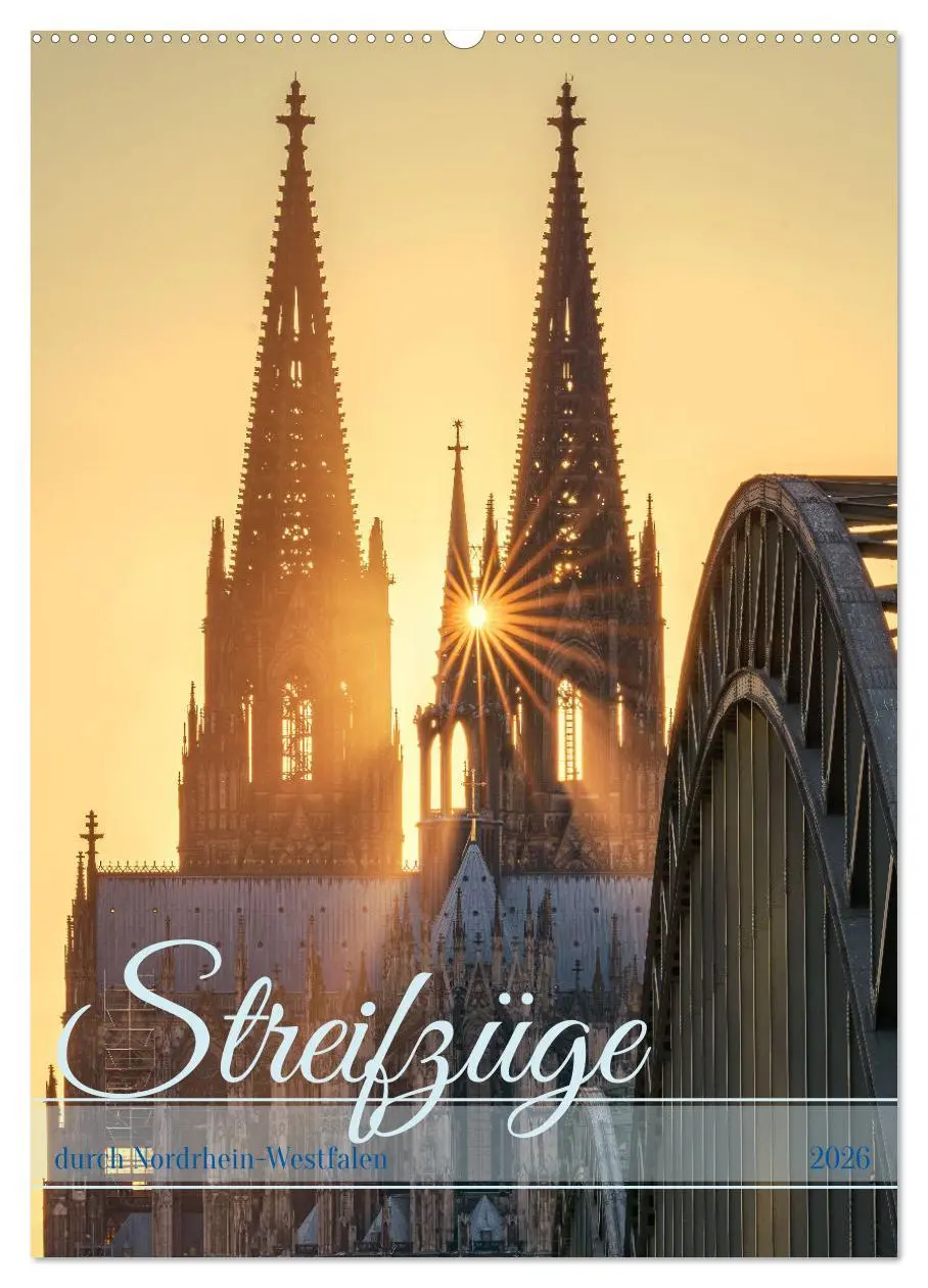 Cover: 9783516298000 | Streifzüge durch Nordrhein-Westfalen (Wandkalender 2026 DIN A2...