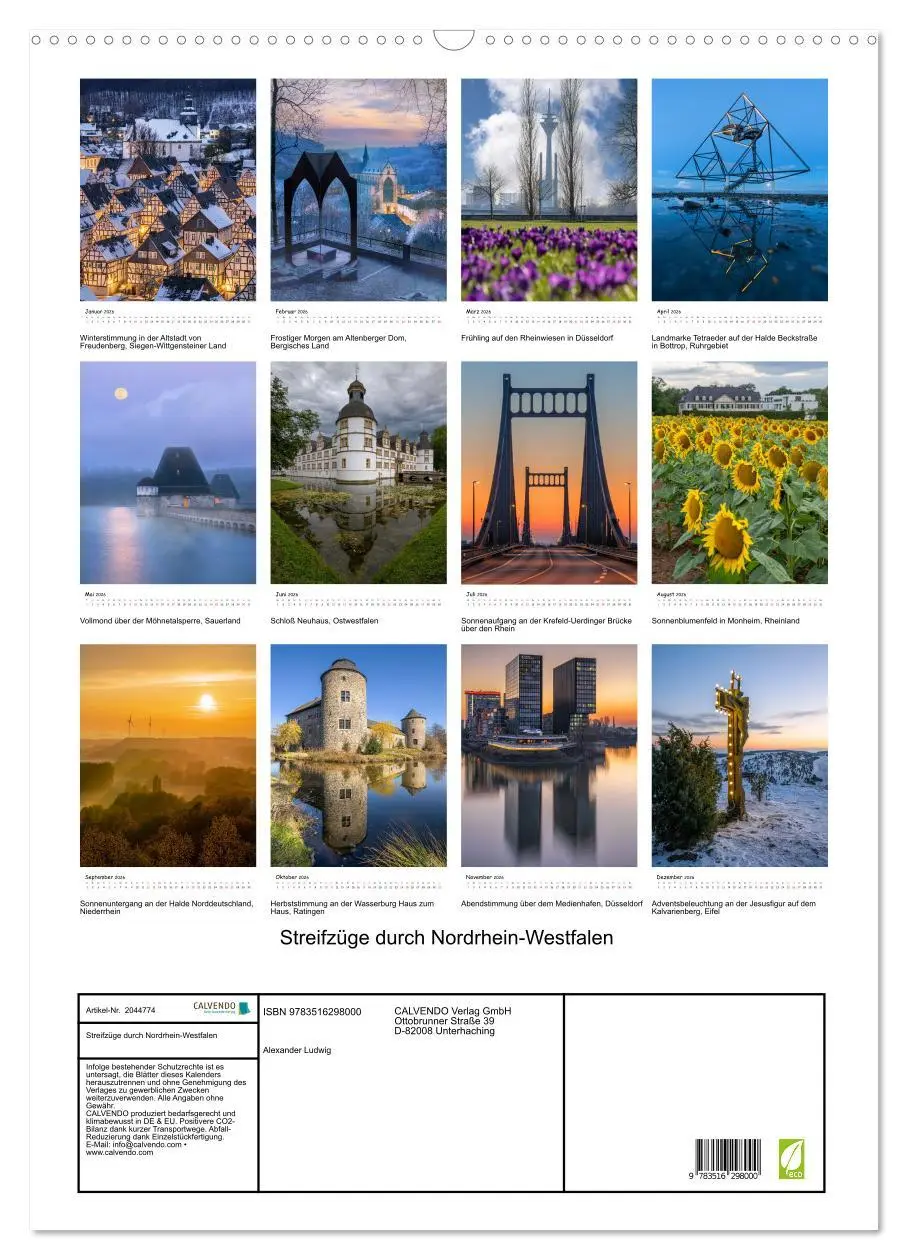 Bild: 9783516298000 | Streifzüge durch Nordrhein-Westfalen (Wandkalender 2026 DIN A2...
