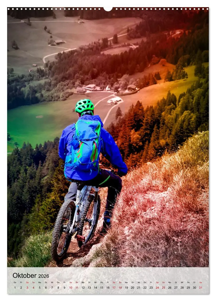 Bild: 9783516368000 | Mountainbike - einfach Spaß (hochwertiger Premium Wandkalender 2026...