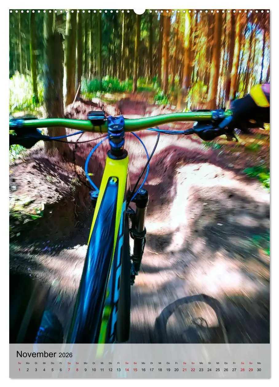 Bild: 9783516368000 | Mountainbike - einfach Spaß (hochwertiger Premium Wandkalender 2026...