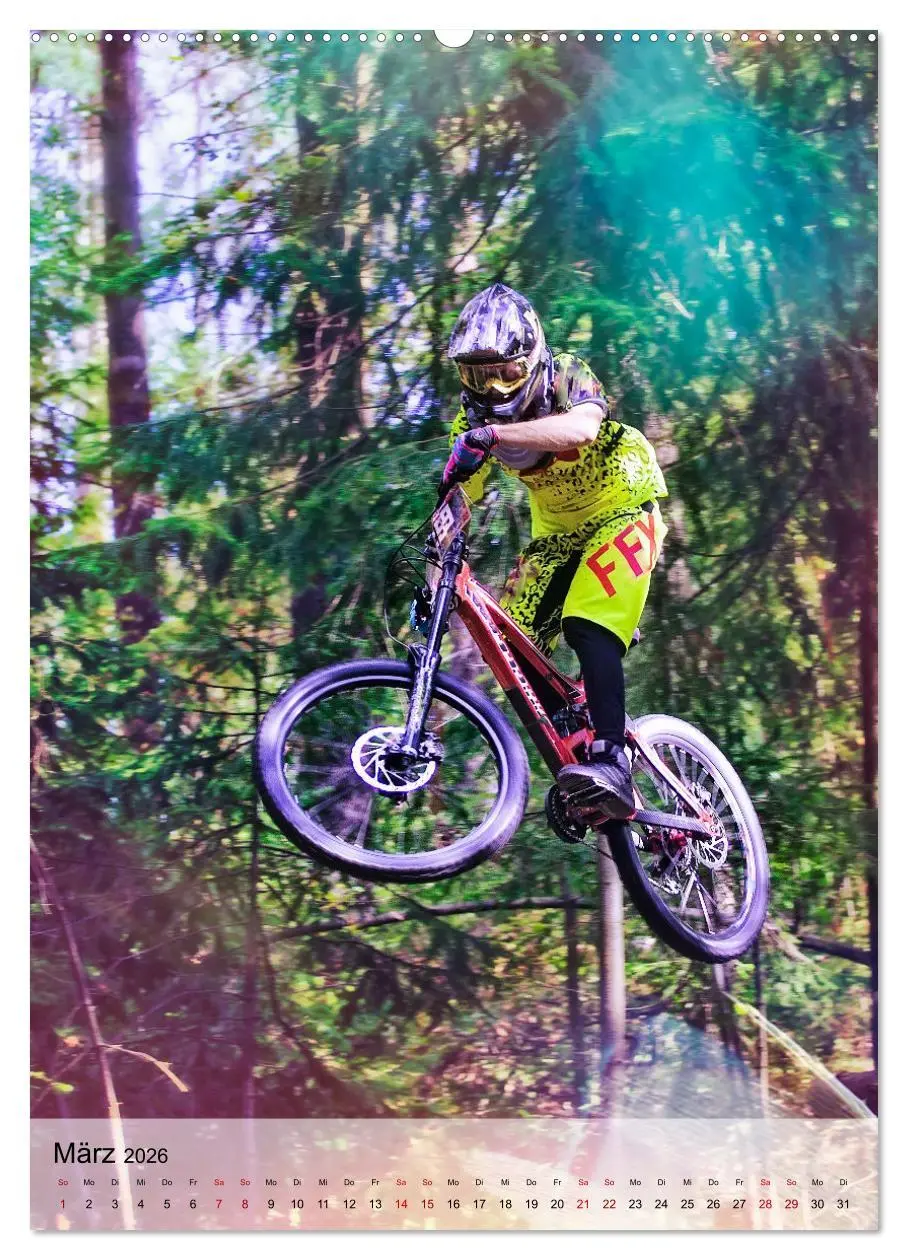 Bild: 9783516368000 | Mountainbike - einfach Spaß (hochwertiger Premium Wandkalender 2026...