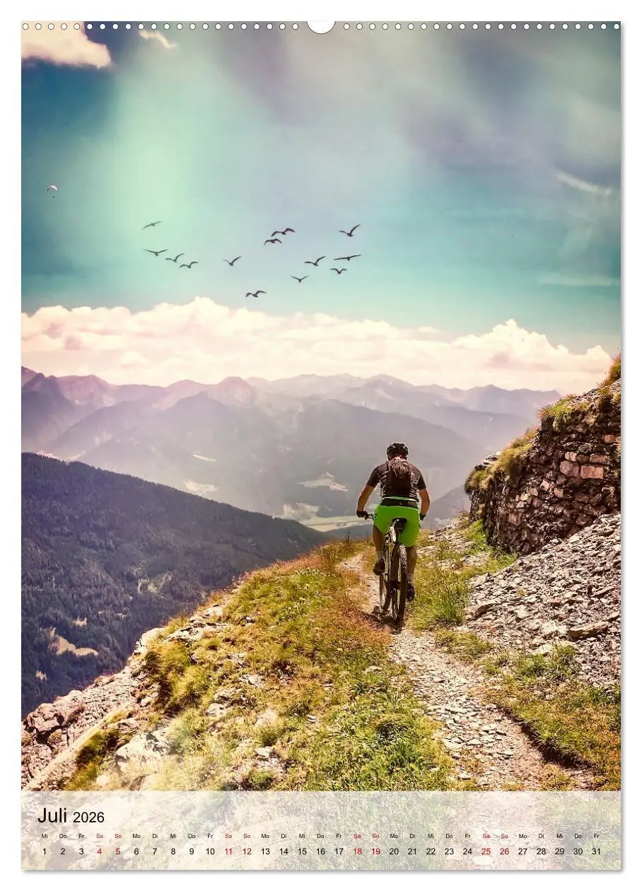 Bild: 9783516368000 | Mountainbike - einfach Spaß (hochwertiger Premium Wandkalender 2026...