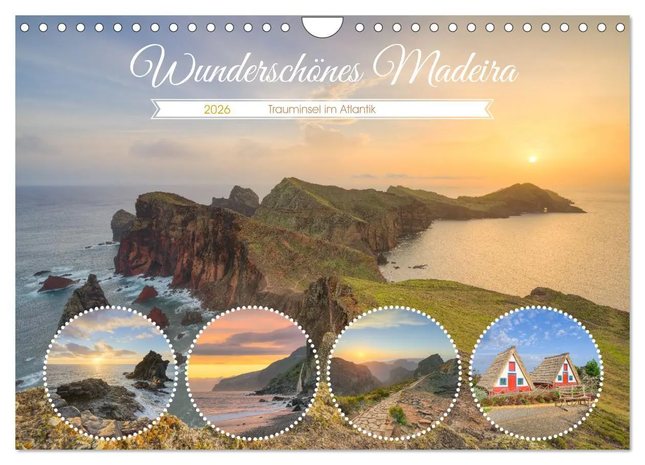 Cover: 9783516508000 | Wunderschönes Madeira (Wandkalender 2026 DIN A4 quer), CALVENDO...