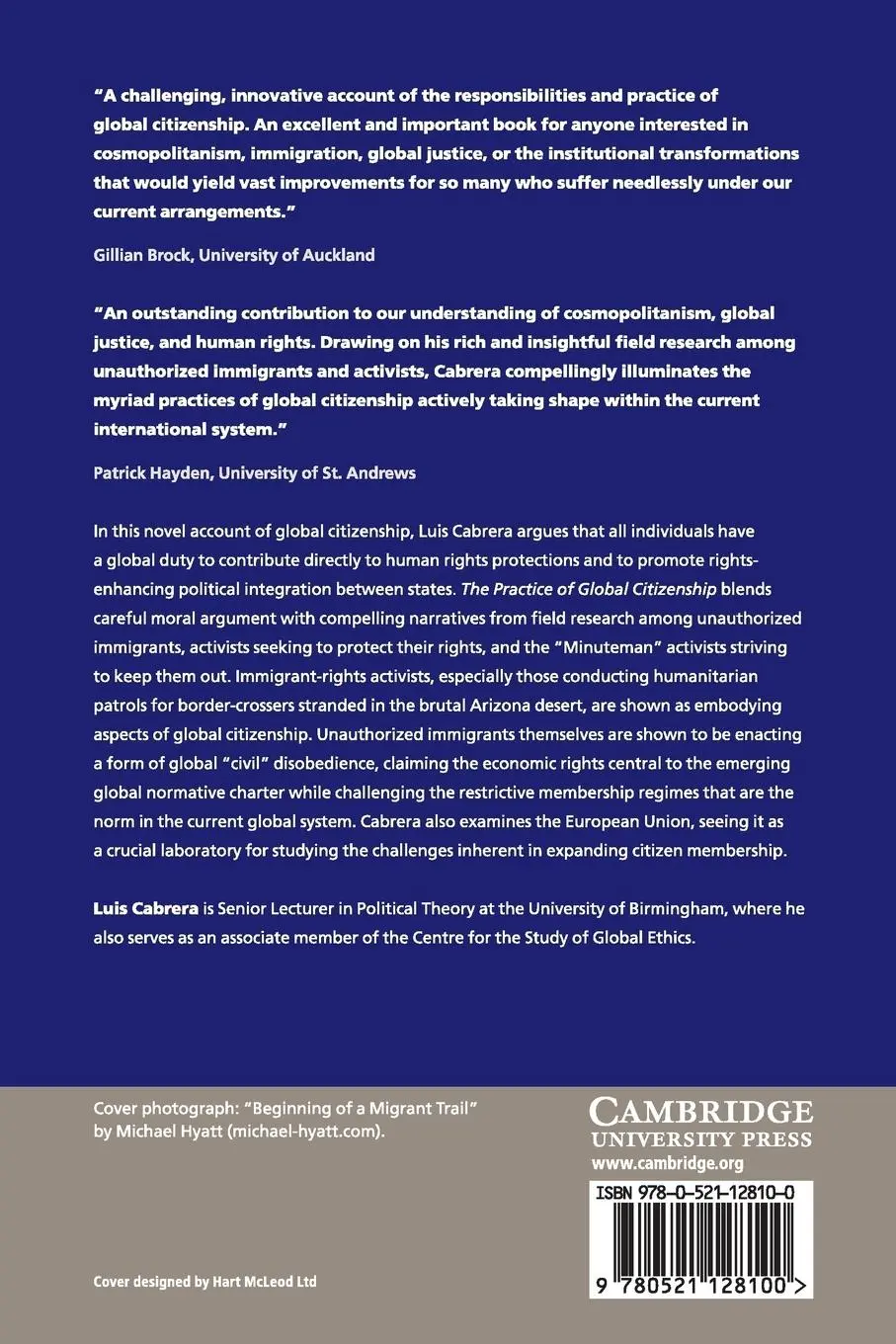 Rückseite: 9780521128100 | The Practice of Global Citizenship | Luis Cabrera | Taschenbuch | 2016