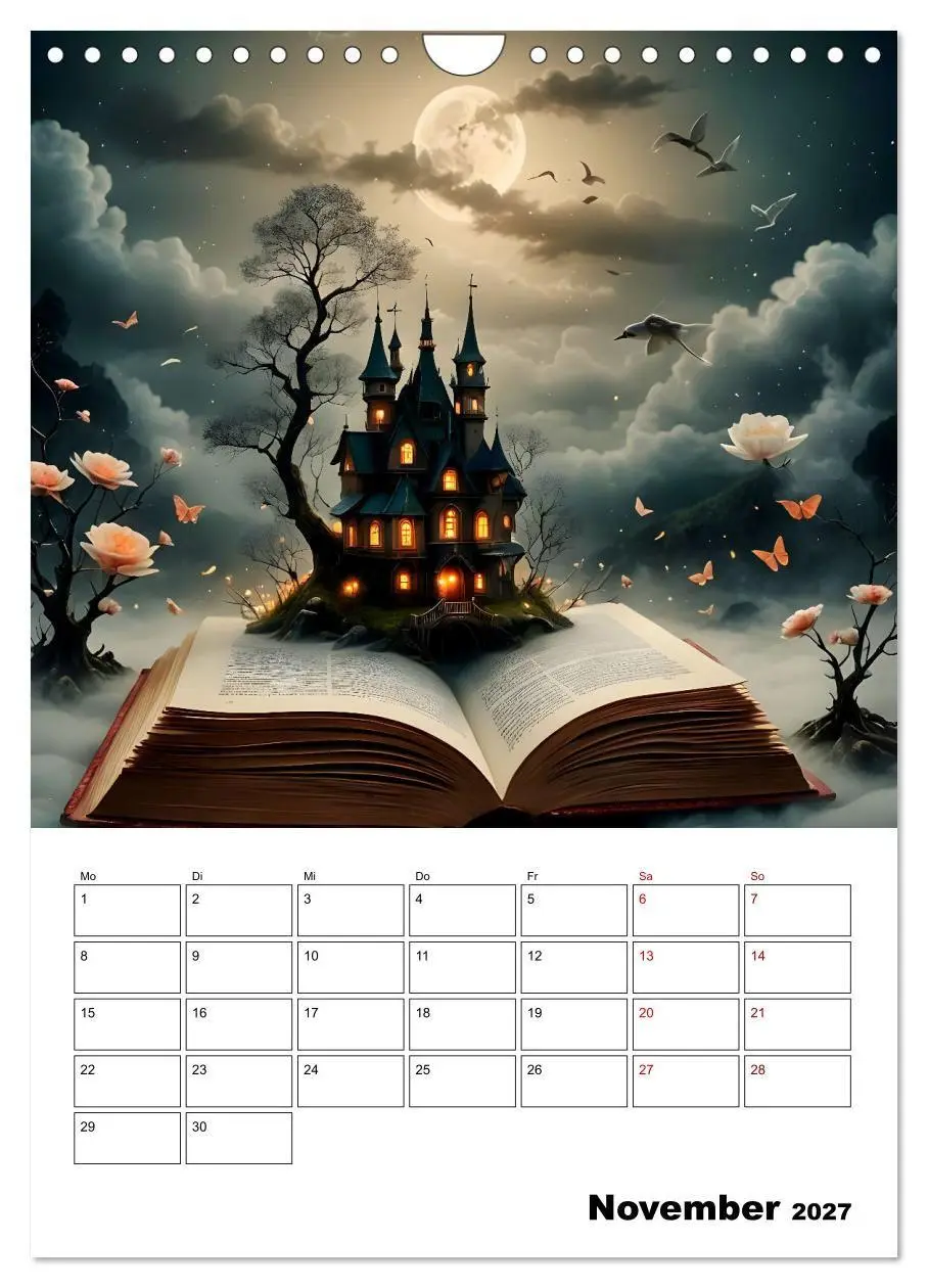 Bild: 9783569068100 | Magische surreale Buchwelten (Wandkalender 2027 DIN A4 hoch),...