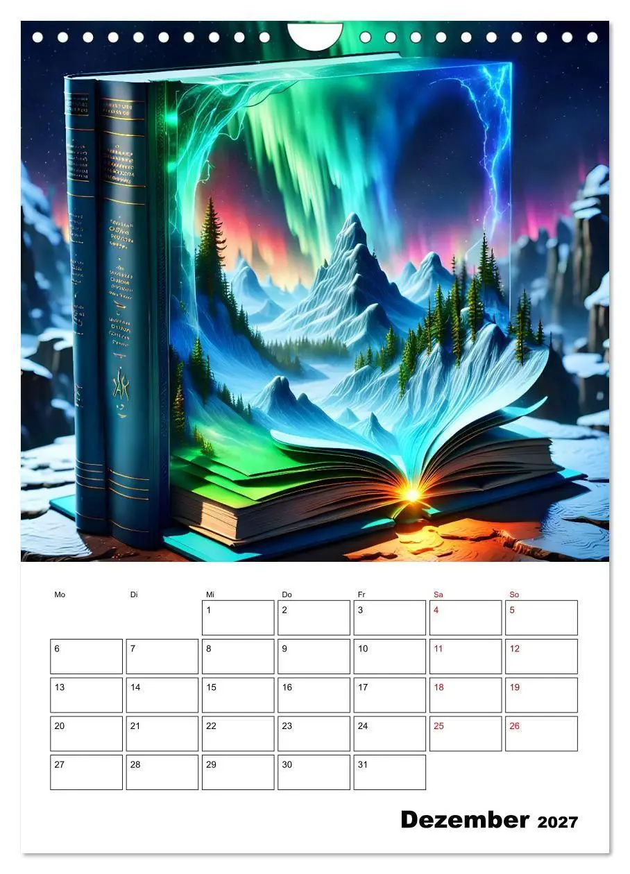 Bild: 9783569068100 | Magische surreale Buchwelten (Wandkalender 2027 DIN A4 hoch),...