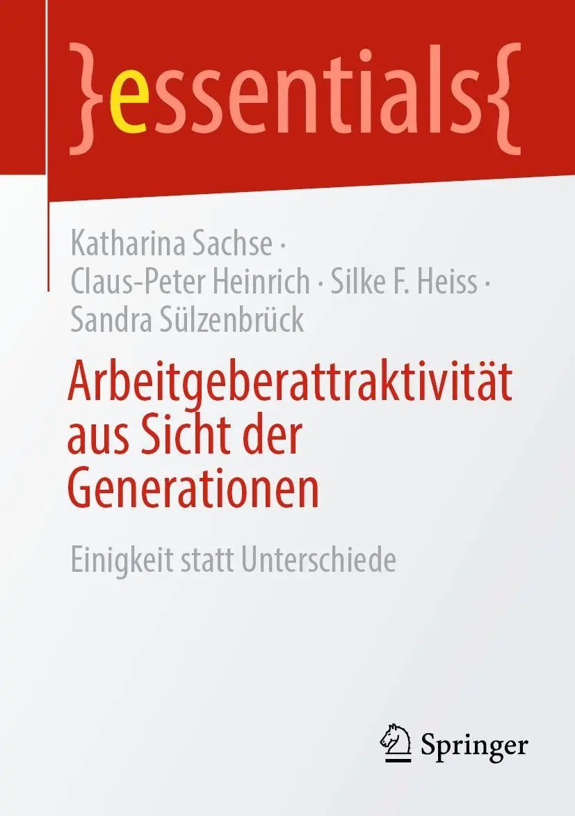 Cover: 9783662718100 | Arbeitgeberattraktivität aus Sicht der Generationen | Sachse (u. a.)