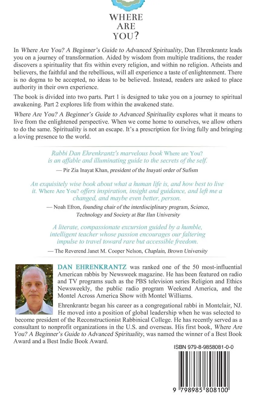 Rückseite: 9798985808100 | Where Are You? A Beginner's Guide to Advanced Spirituality | Buch