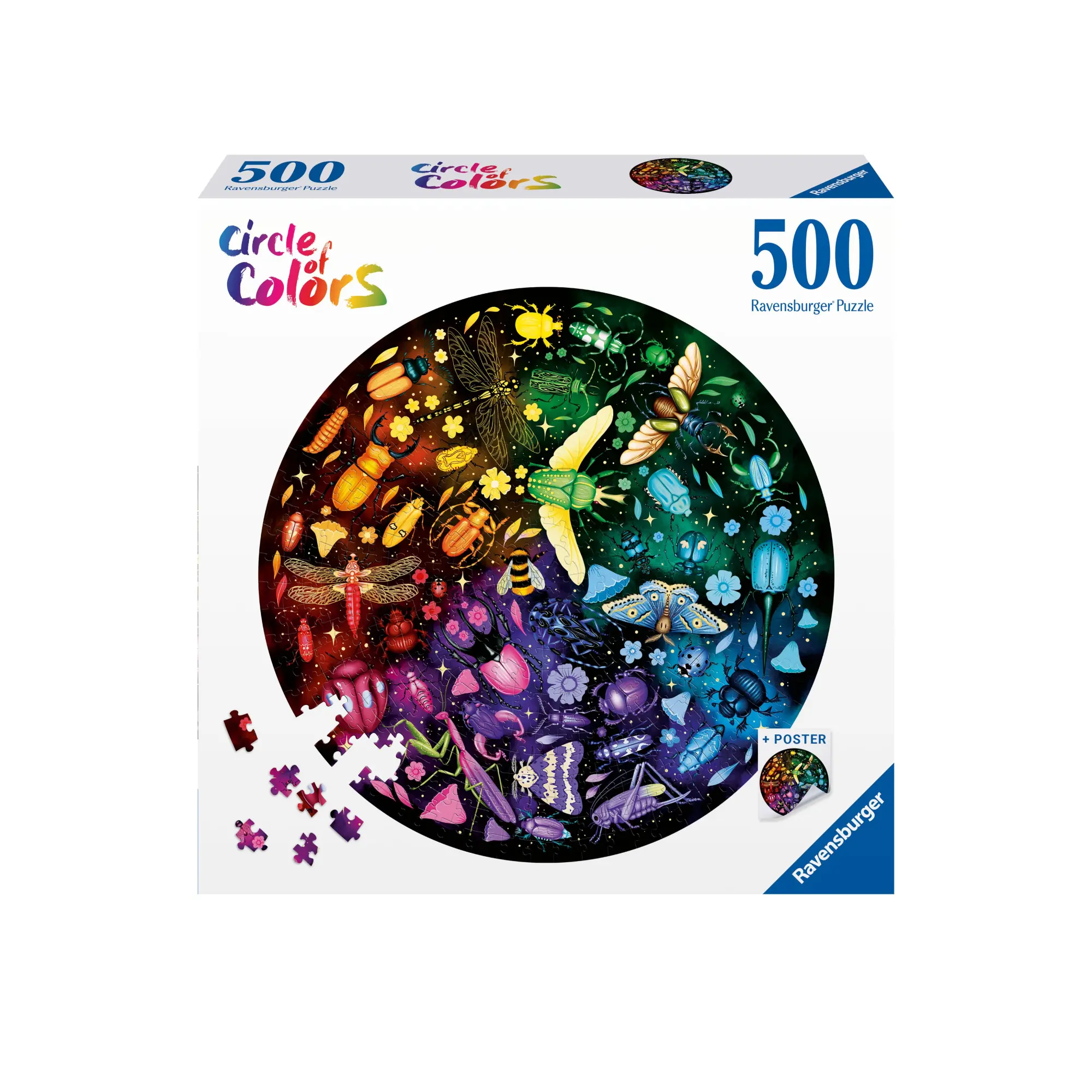 Cover: 4005555008200 | Erwachsenenpuzzle 500 Teile - Insekten | Spiel | Circle of Colors