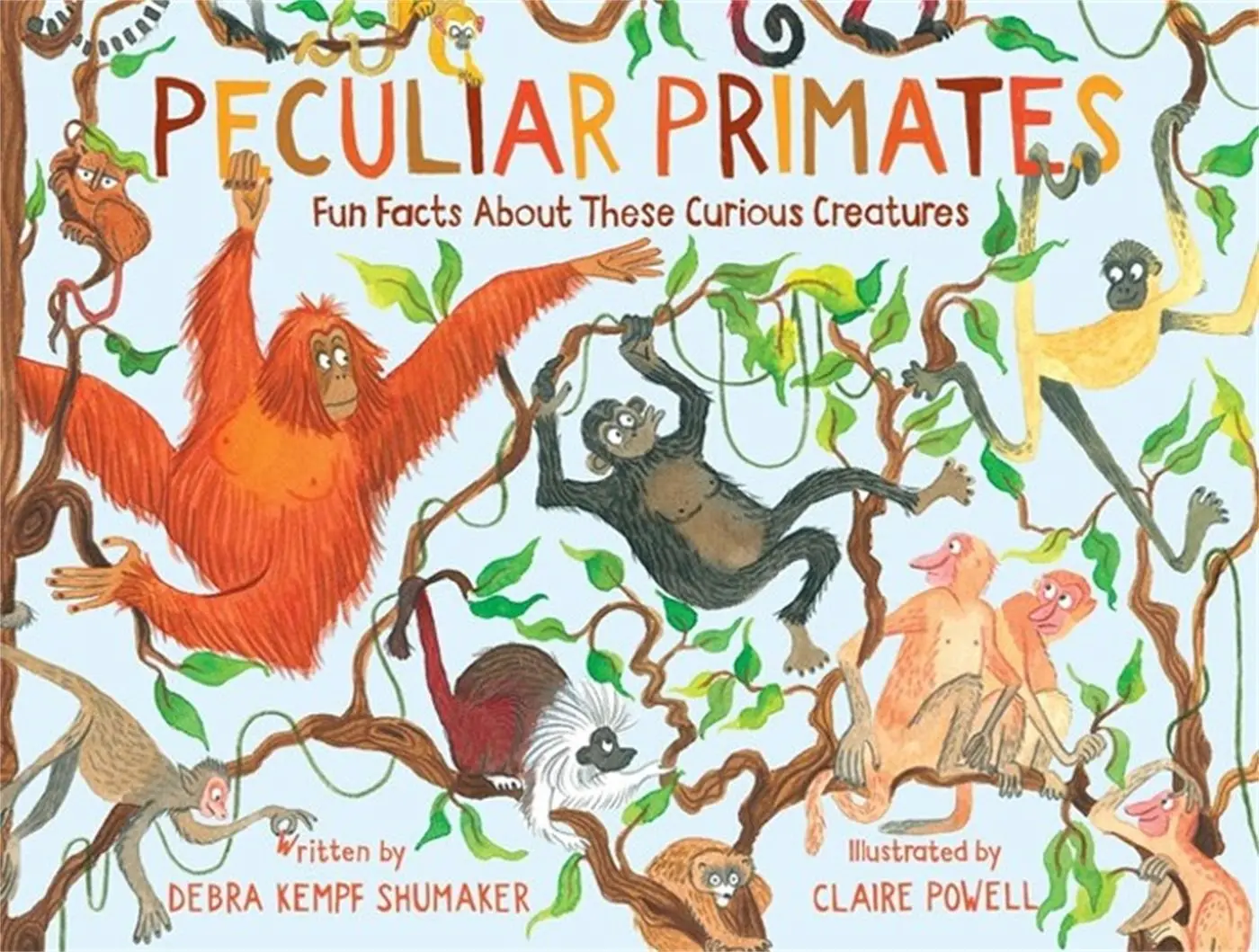 Cover: 9780762478200 | Peculiar Primates | Fun Facts about These Curious Creatures | Shumaker