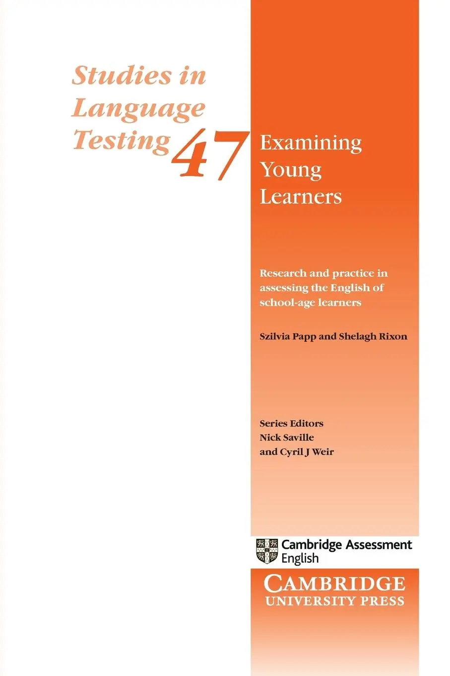 Cover: 9781316638200 | Examining Young Learners | Szilvia Papp | Taschenbuch | Englisch