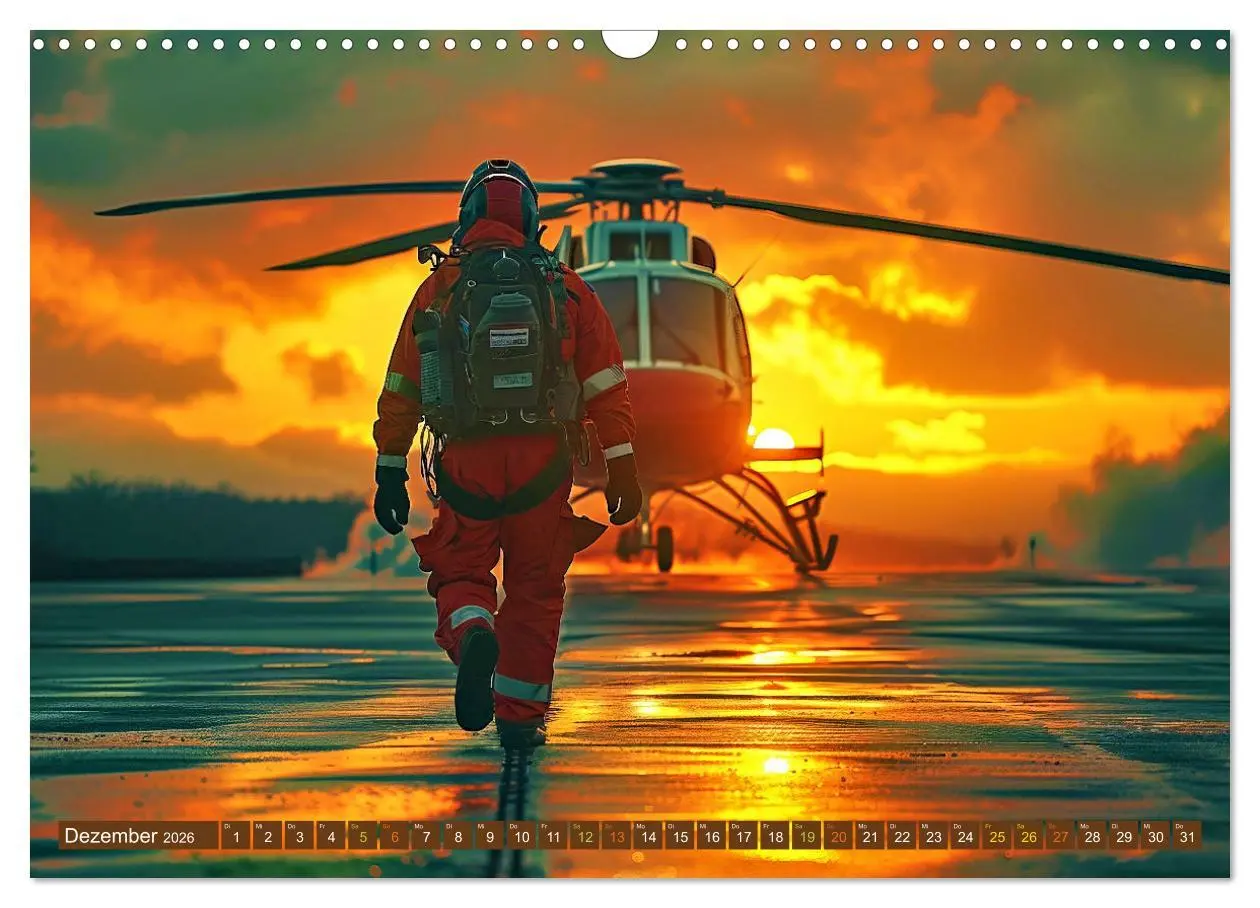 Bild: 9783457258200 | Im Bann der Rettung - Rettungshubschrauber (Wandkalender 2026 DIN...