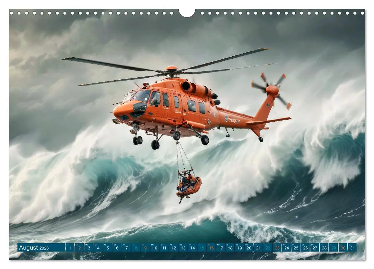 Bild: 9783457258200 | Im Bann der Rettung - Rettungshubschrauber (Wandkalender 2026 DIN...
