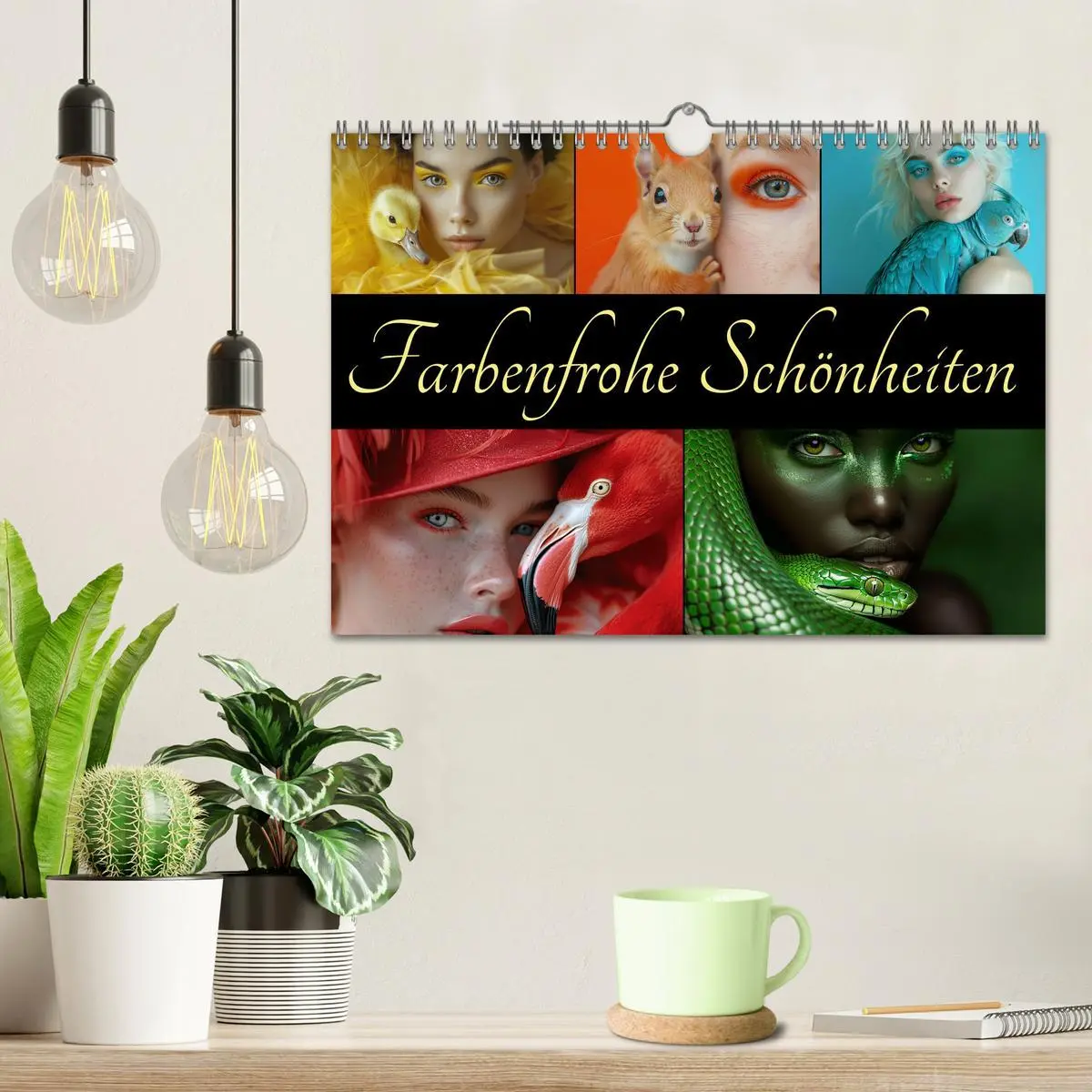Bild: 9783457328200 | Farbenfrohe Schönheiten (Wandkalender 2026 DIN A4 quer), CALVENDO...