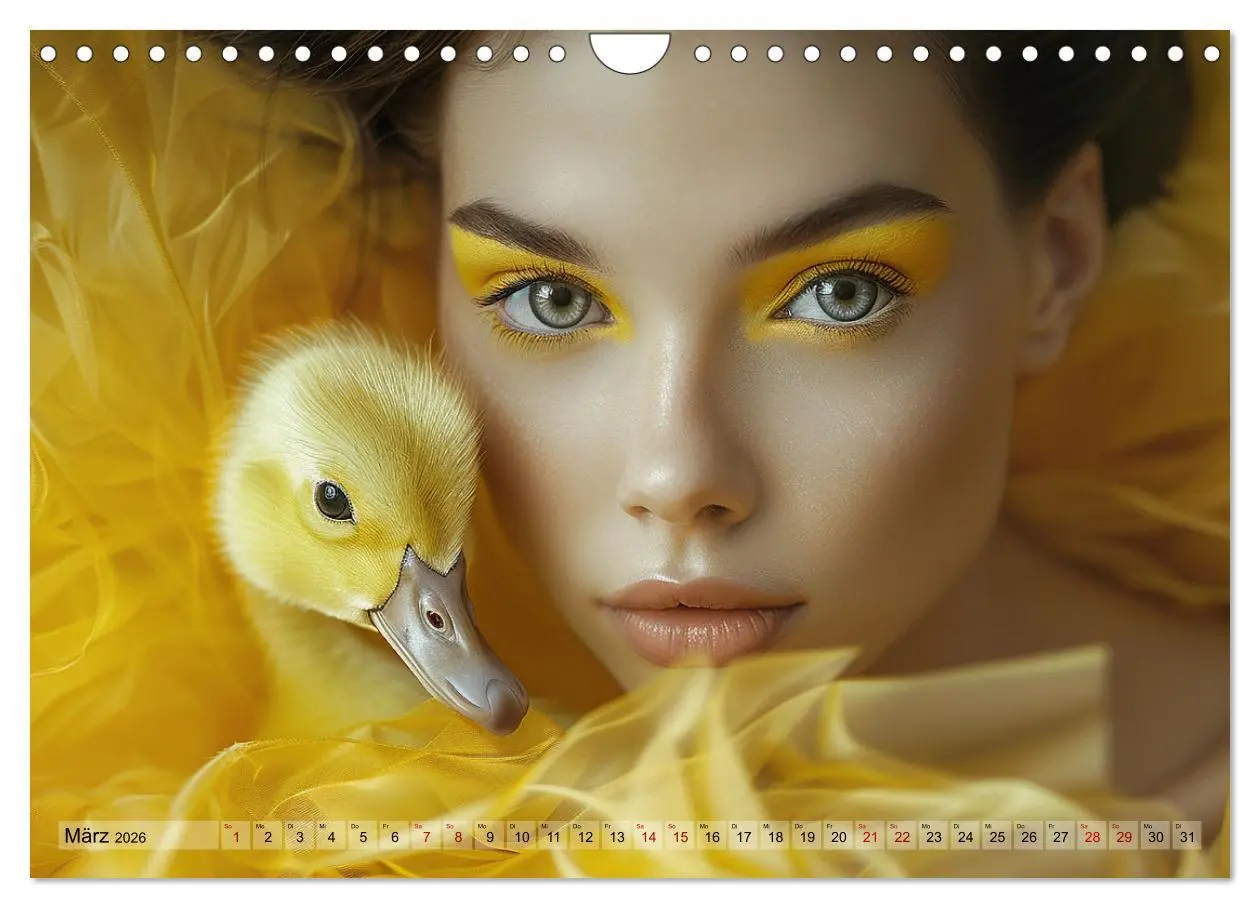 Bild: 9783457328200 | Farbenfrohe Schönheiten (Wandkalender 2026 DIN A4 quer), CALVENDO...