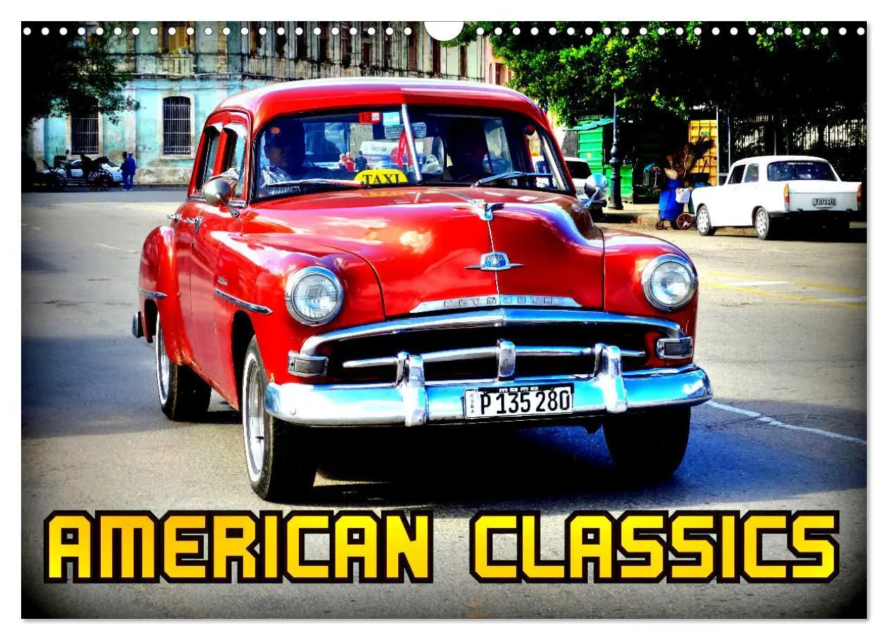 Cover: 9783457948200 | American Classics (Wandkalender 2026 DIN A3 quer), CALVENDO...