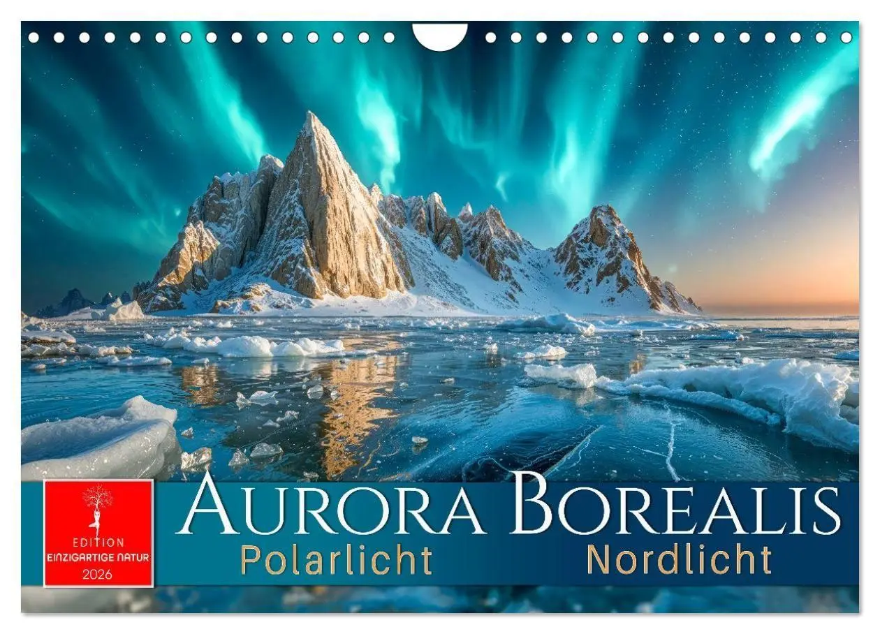 Cover: 9783516658200 | Aurora Borealis - Polarlicht Nordlicht (Wandkalender 2026 DIN A4...