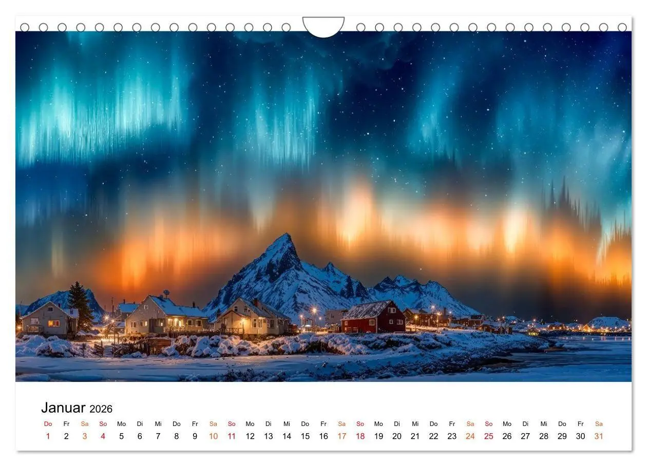 Bild: 9783516658200 | Aurora Borealis - Polarlicht Nordlicht (Wandkalender 2026 DIN A4...