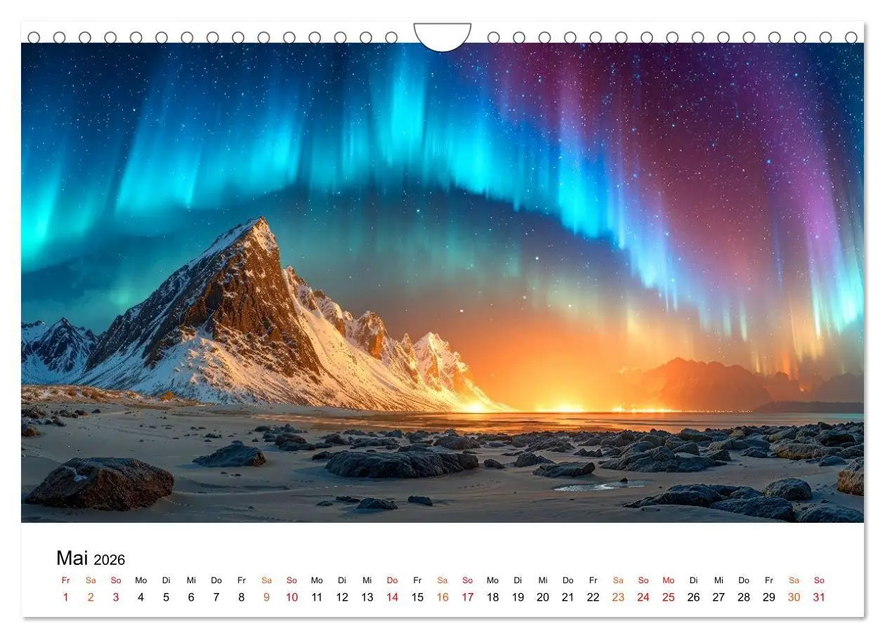 Bild: 9783516658200 | Aurora Borealis - Polarlicht Nordlicht (Wandkalender 2026 DIN A4...