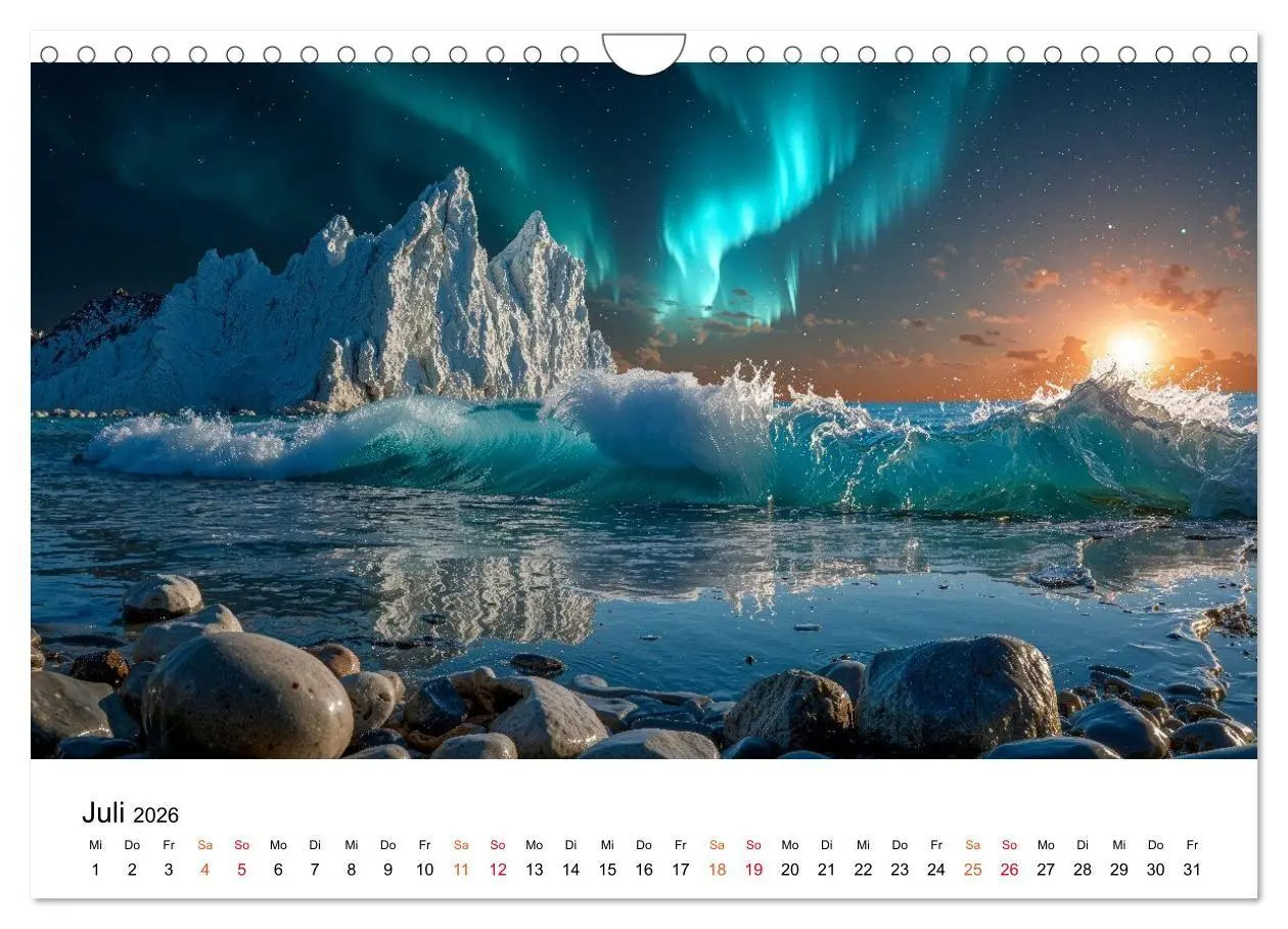 Bild: 9783516658200 | Aurora Borealis - Polarlicht Nordlicht (Wandkalender 2026 DIN A4...