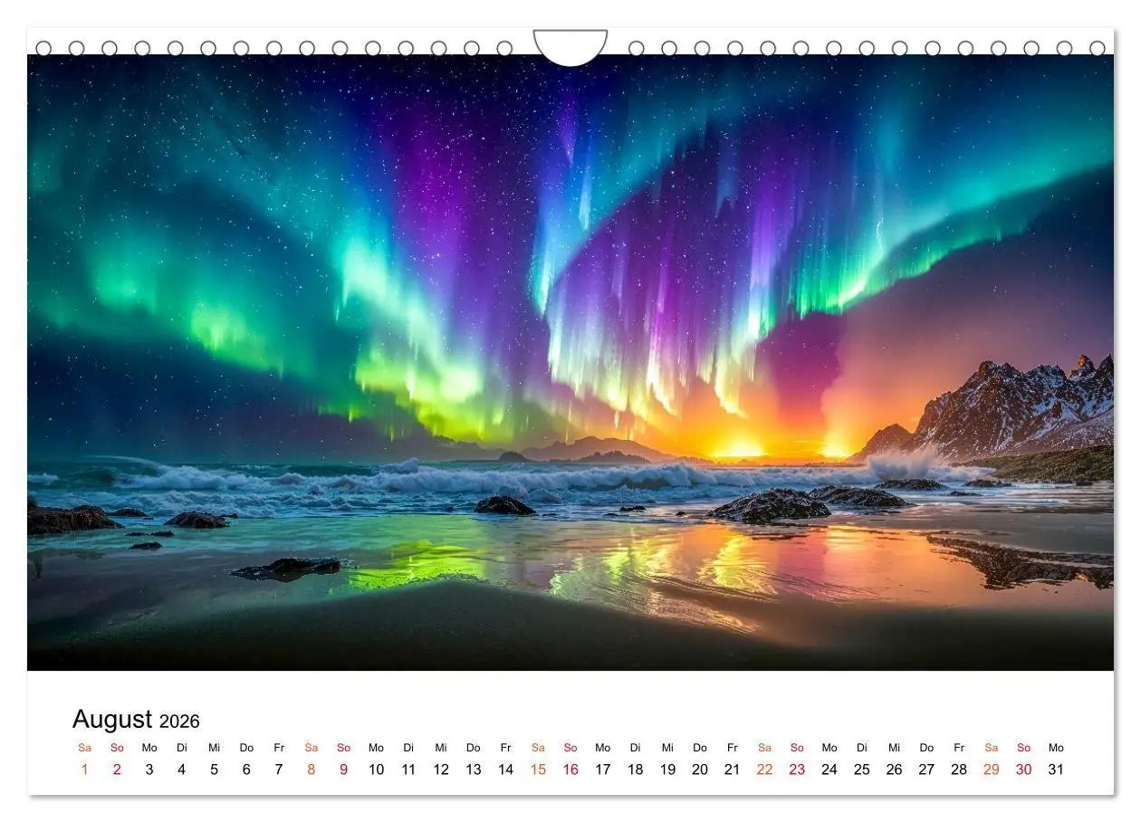 Bild: 9783516658200 | Aurora Borealis - Polarlicht Nordlicht (Wandkalender 2026 DIN A4...