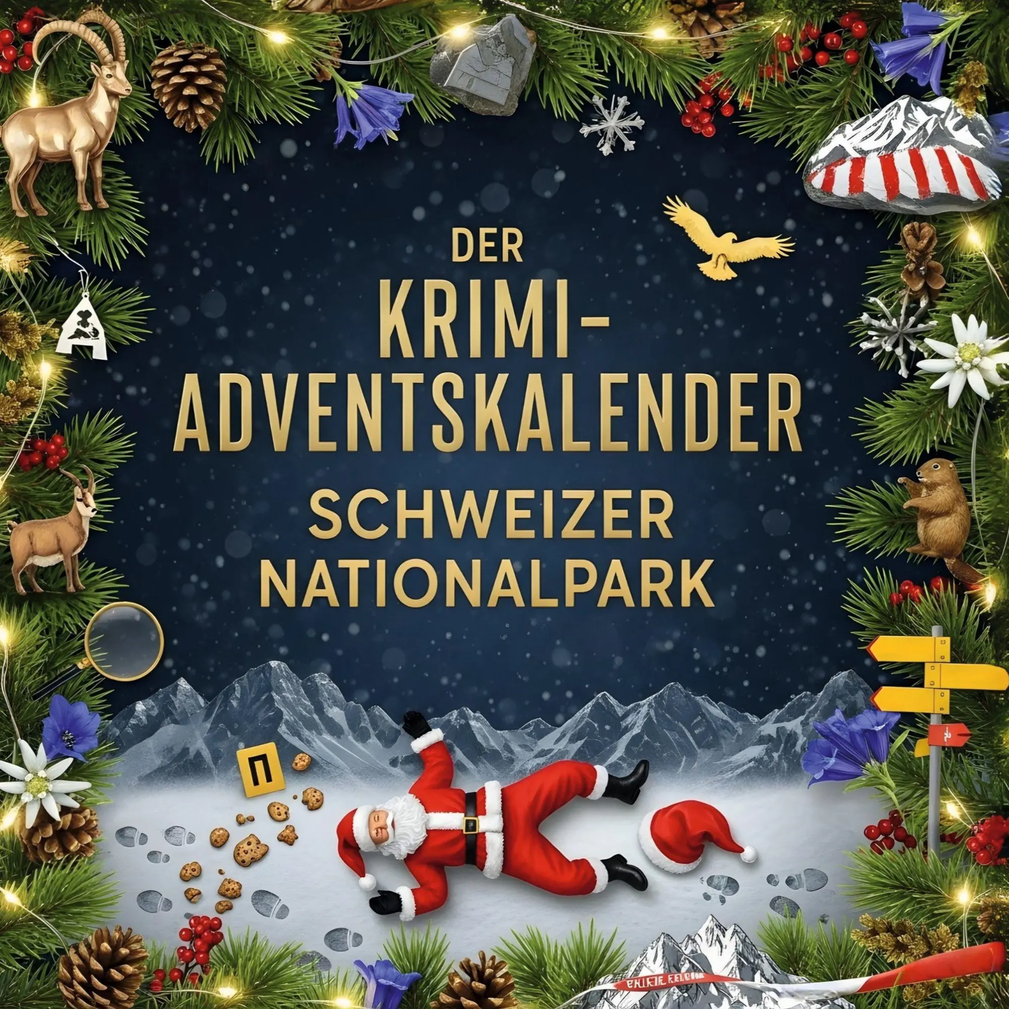 Cover: 9783695308200 | Der Krimi-Adventskalender Schweizer Nationalpark | Noah Neumann | Buch
