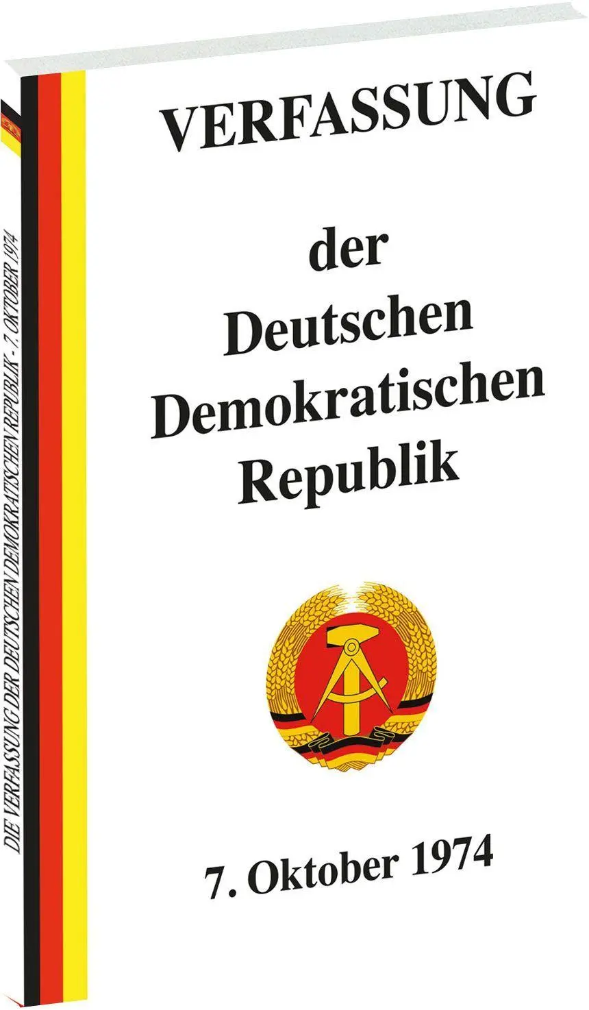 Cover: 9783959668200 | Die Verfassung der Deutschen Demokratischen Republik | Rockstuhl