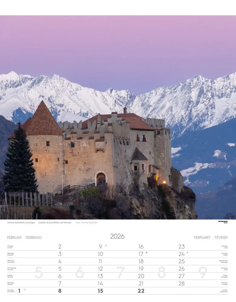 Bild: 9788868398200 | Südtirol Kalender 2026 | Alto Adige - South Tyrol | Verlag | Kalender