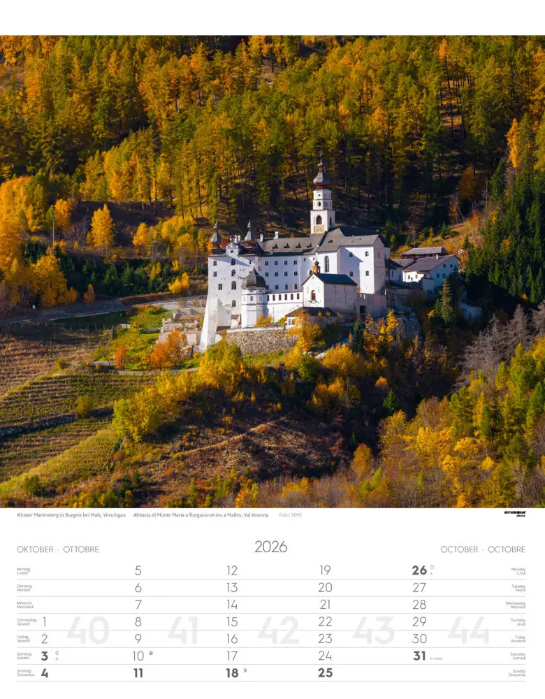 Bild: 9788868398200 | Südtirol Kalender 2026 | Alto Adige - South Tyrol | Verlag | Kalender