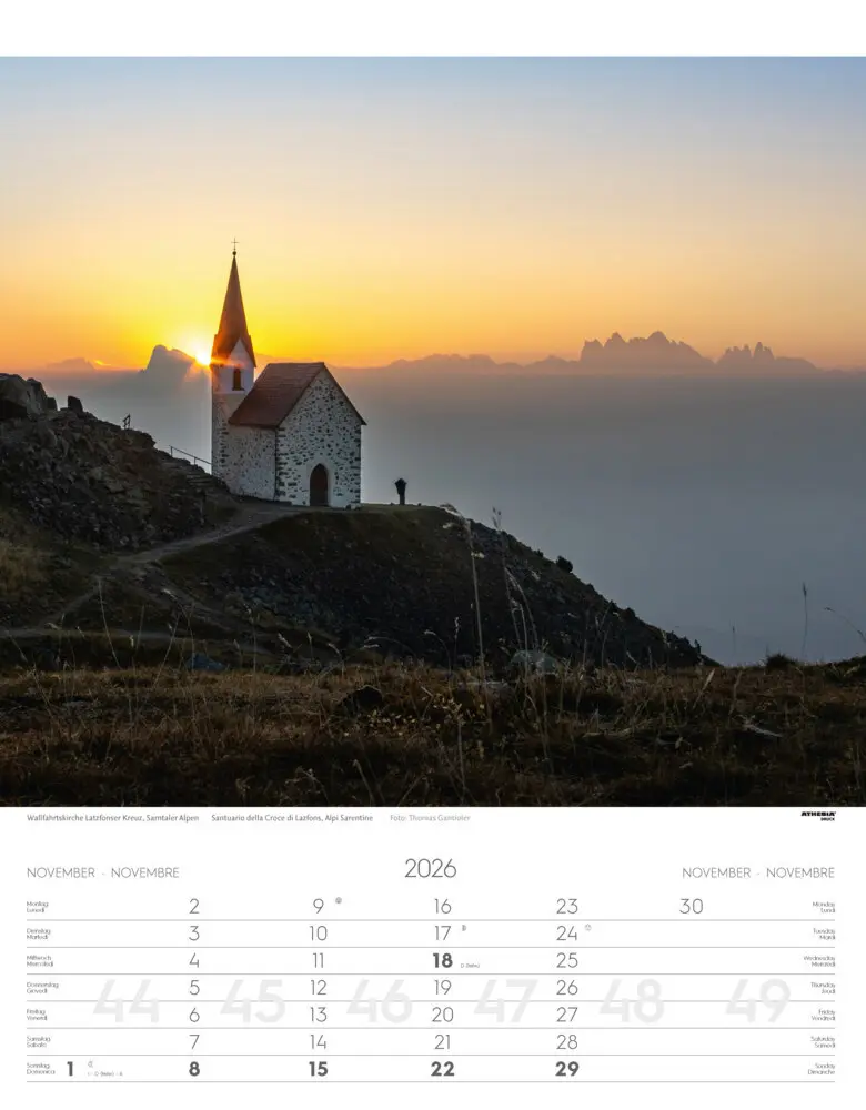 Bild: 9788868398200 | Südtirol Kalender 2026 | Alto Adige - South Tyrol | Verlag | Kalender