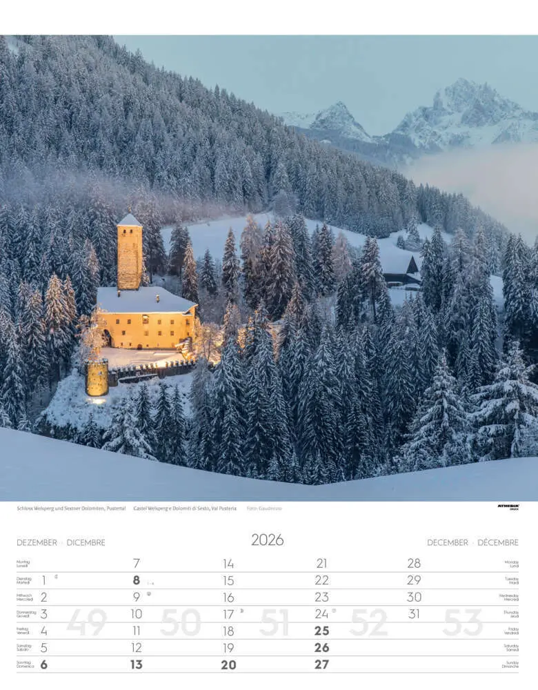 Bild: 9788868398200 | Südtirol Kalender 2026 | Alto Adige - South Tyrol | Verlag | Kalender