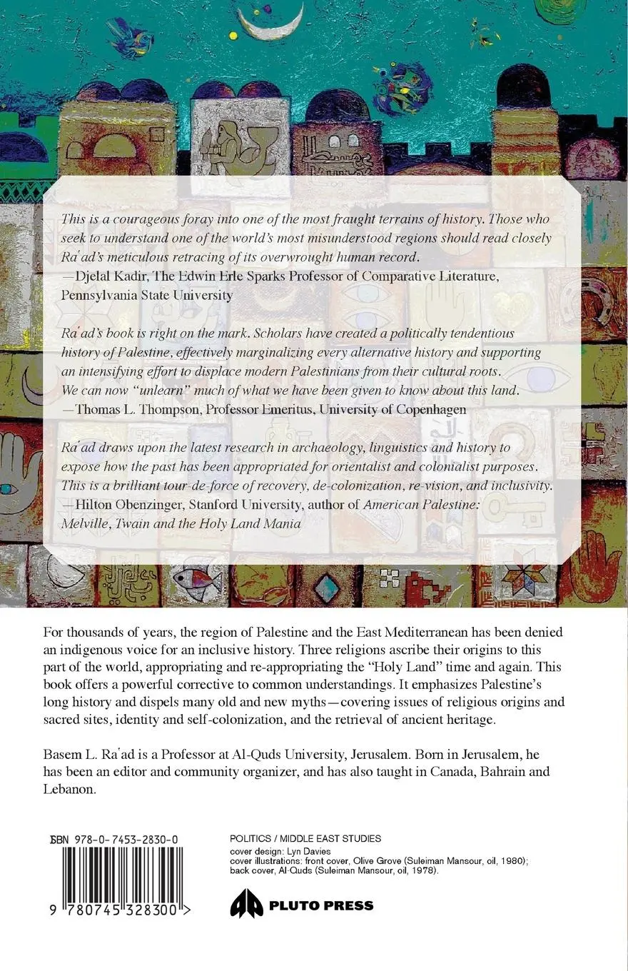Rückseite: 9780745328300 | Hidden Histories | Palestine and the Eastern Mediterranean | Ra'Ad