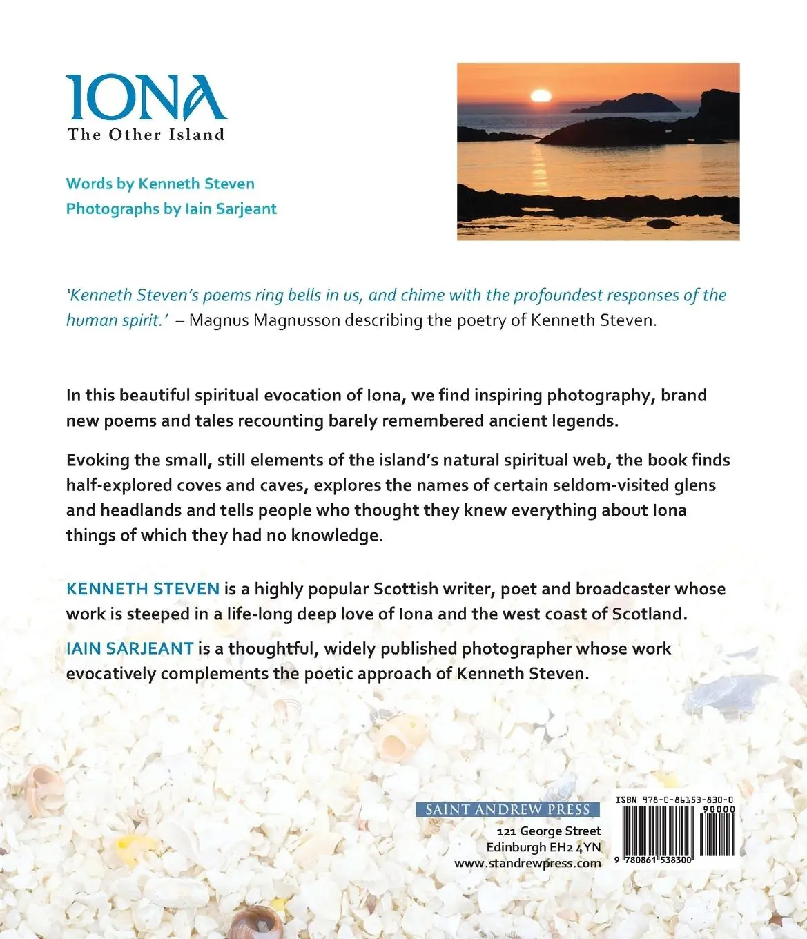 Rückseite: 9780861538300 | Iona | The Other Island | Kenneth Steven (u. a.) | Taschenbuch | 2014