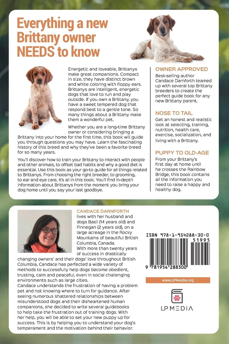 Rückseite: 9781954288300 | The Complete Guide to the Brittany | Candace Darnforth | Taschenbuch