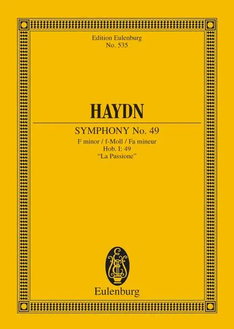 Cover: 9783795768300 | Symphony No. 49 In F Minor Hob. I | Joseph Haydn | Studienpartitur