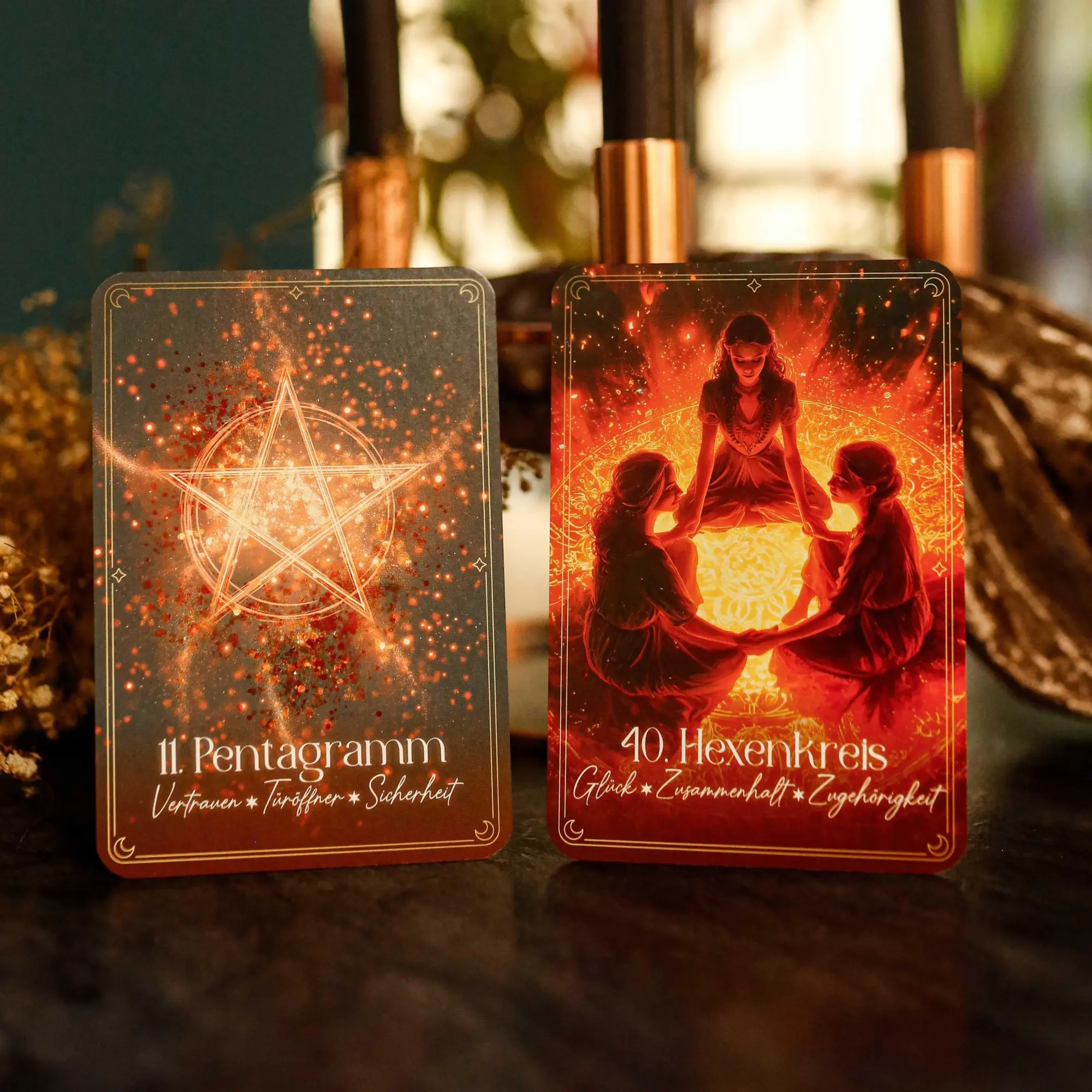 Bild: 9783868268300 | Alua Witch - Dein Hexenorakel - 40 Orakelkarten-96-seitiges Booklet