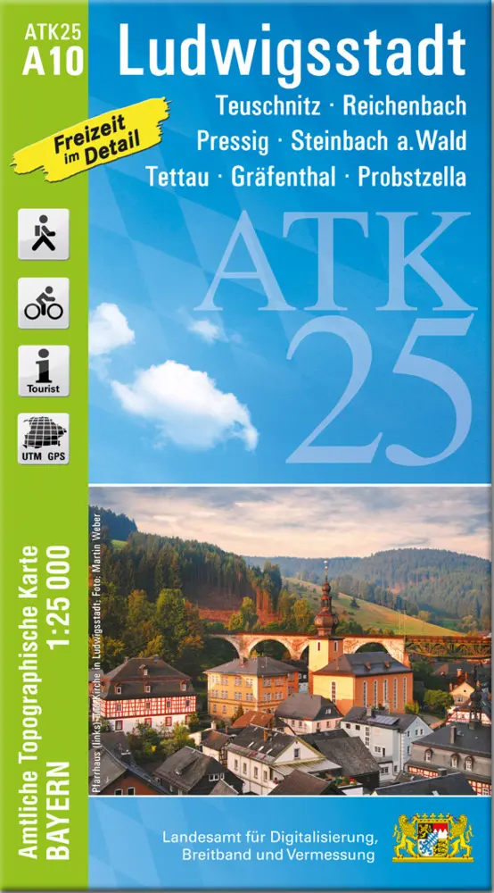 Cover: 9783899338300 | ATK25-A10 Ludwigstadt (Amtliche Topographische Karte 1:25000) | 2020