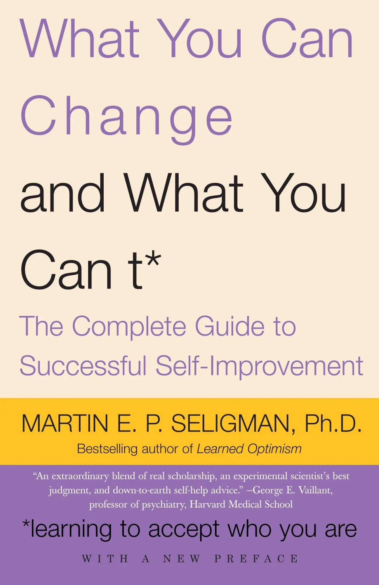 Cover: 9781400078400 | What You Can Change and What You Can't | Martin E P Seligman | Buch