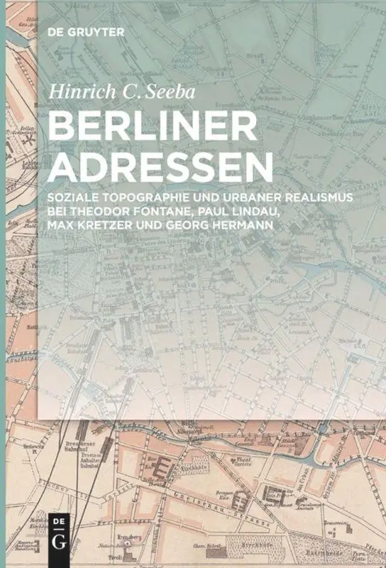 Cover: 9783110568400 | Berliner Adressen | Hinrich C. Seeba | Taschenbuch | VII | Deutsch