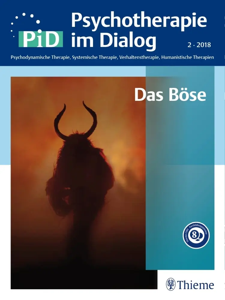 Cover: 9783132418400 | Das Böse | PiD - Psychotherapie im Dialog | Maria Borcsa (u. a.)