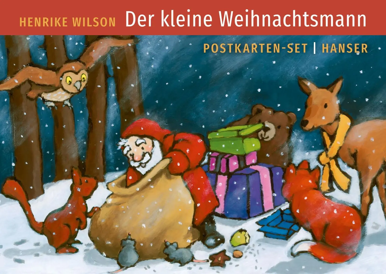 Cover: 9783446278400 | Der kleine Weihnachtsmann Postkarten-Set | Henrike Wilson | 18 S.