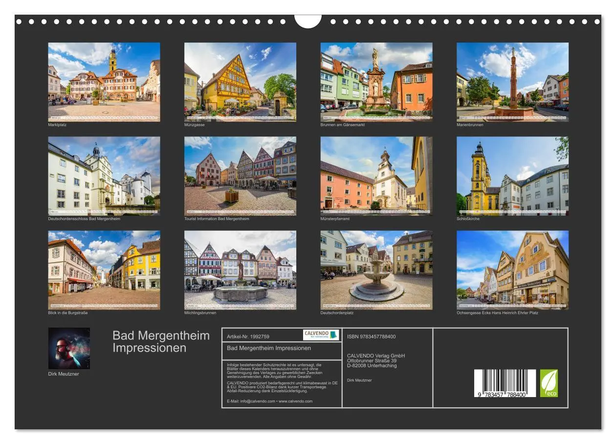 Bild: 9783457788400 | Bad Mergentheim Impressionen (Wandkalender 2026 DIN A3 quer),...