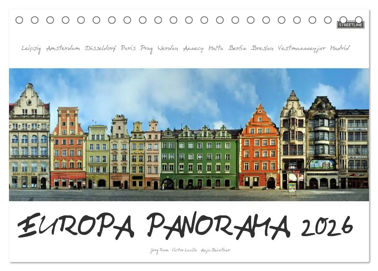 Cover: 9783516188400 | Europa Panorama 2026 (Tischkalender 2026 DIN A5 quer), CALVENDO...