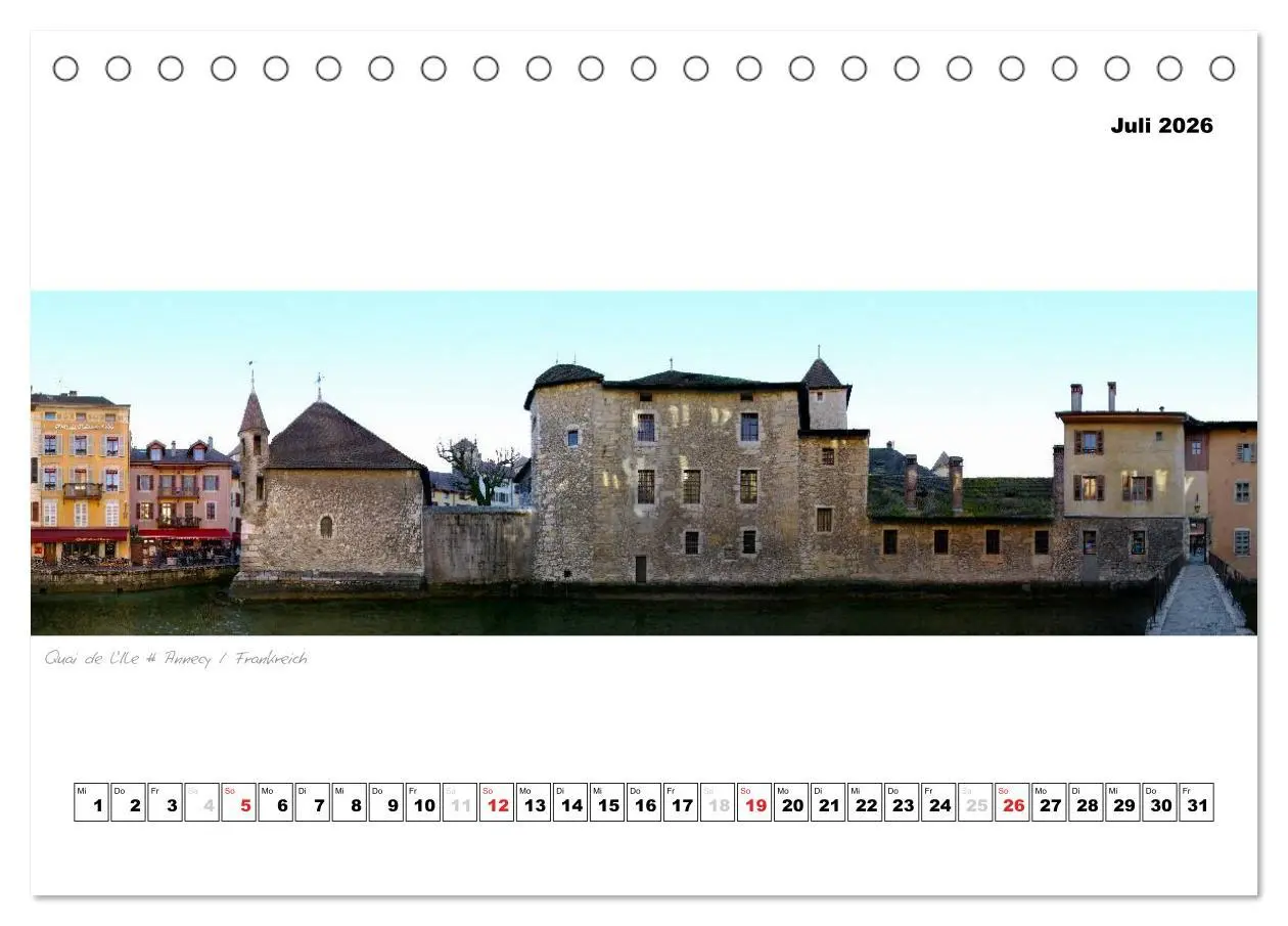 Bild: 9783516188400 | Europa Panorama 2026 (Tischkalender 2026 DIN A5 quer), CALVENDO...