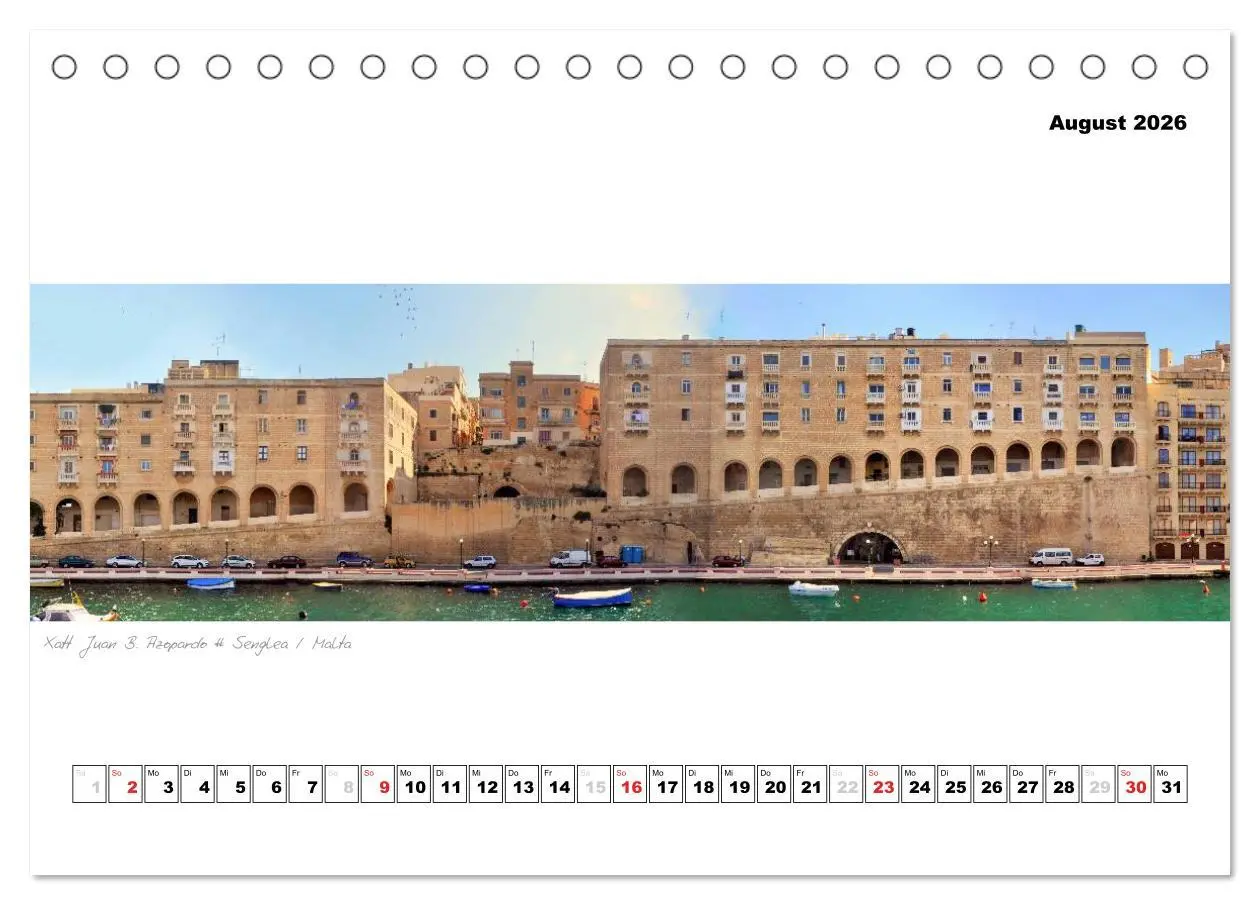 Bild: 9783516188400 | Europa Panorama 2026 (Tischkalender 2026 DIN A5 quer), CALVENDO...