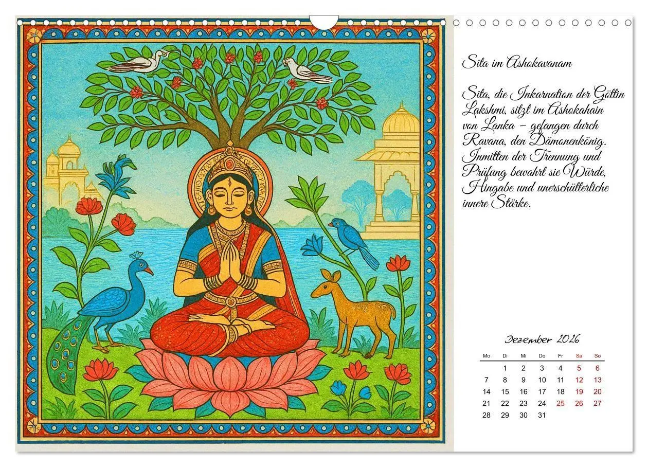 Bild: 9783516708400 | Götterwelten des Hinduismus (Wandkalender 2026 DIN A3 quer),...