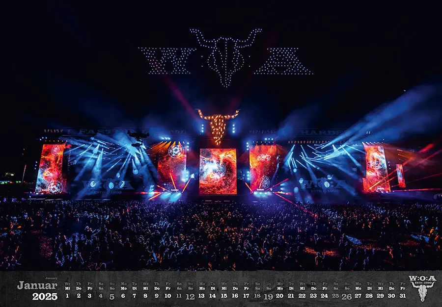 Bild: 9783966648400 | Wacken Kalender 2025 | Kalender | Spiralbindung | Deutsch | 2025