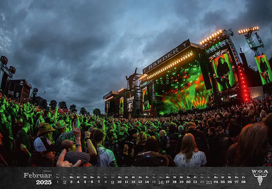 Bild: 9783966648400 | Wacken Kalender 2025 | Kalender | Spiralbindung | Deutsch | 2025