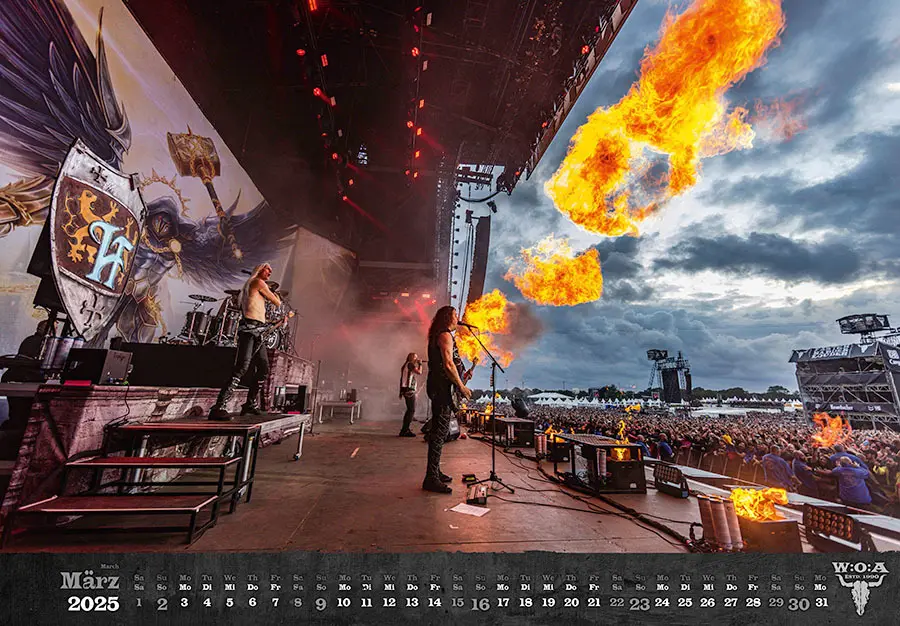 Bild: 9783966648400 | Wacken Kalender 2025 | Kalender | Spiralbindung | Deutsch | 2025