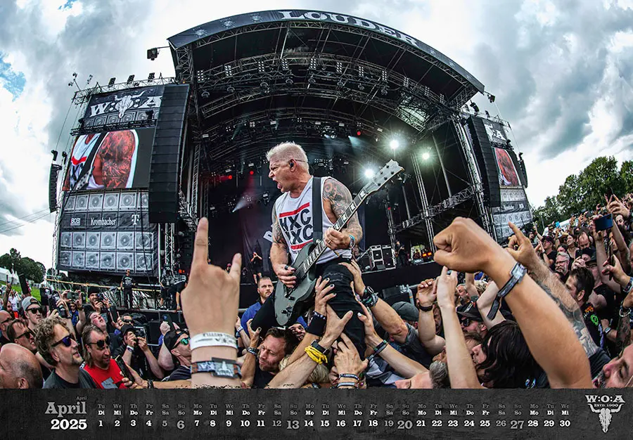 Bild: 9783966648400 | Wacken Kalender 2025 | Kalender | Spiralbindung | Deutsch | 2025